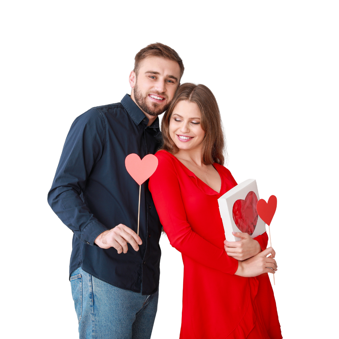 Happy couple together — find your match on Meetoxx