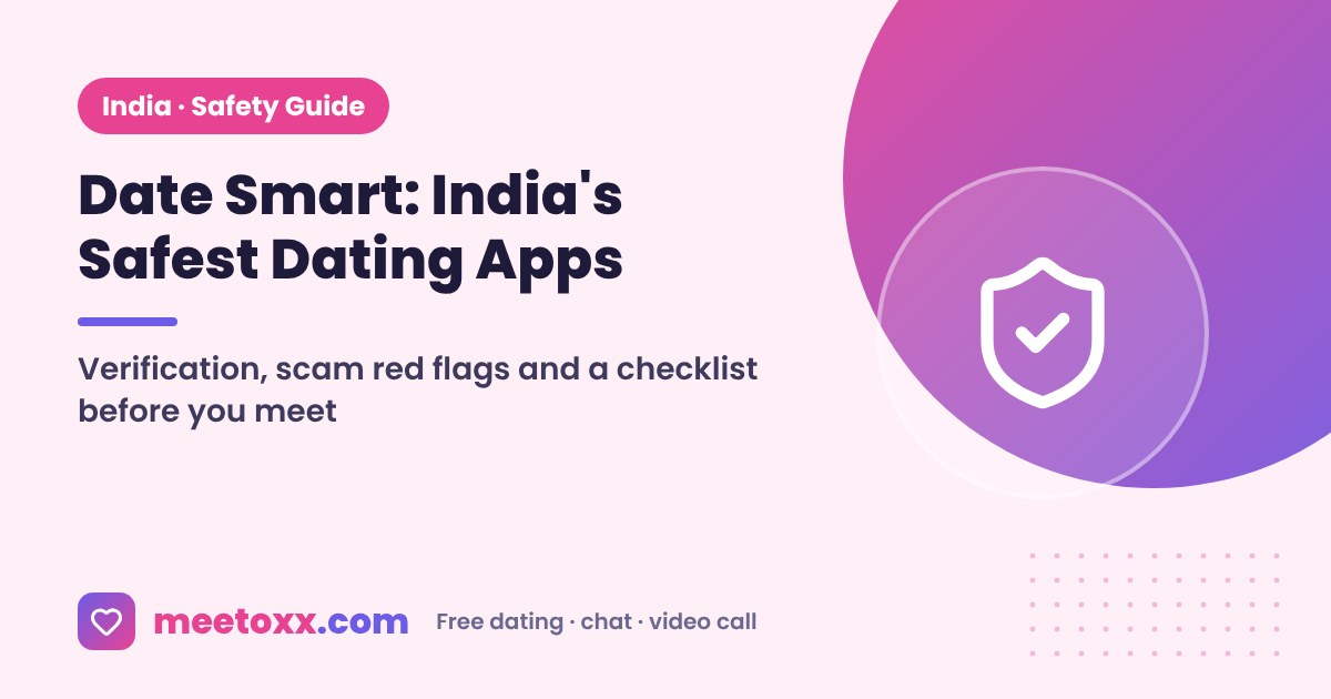 Safest Dating Apps in India: Features, Scam Red Flags and a Safety Checklist - Meetoxx
